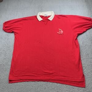 Vintage St Louis Cardinals Shirt Mens XL Red Chalk‎ Line Polo Baseball 90s MLB
